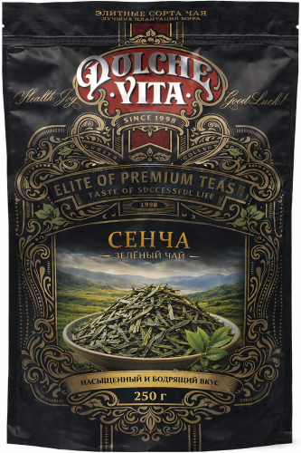 Сенча DOLCHE VITA чай зеленый листовой, упак. 250 г. 