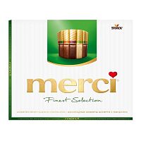Конфеты MERСI с миндалем ассорти, упак. 250 г. 