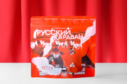 Русский Караван НИТКА чай черный купажированный, упак. 50 г. 