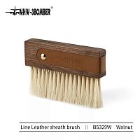 Щетка MHW-3BOMBER Line Leather Sheath, 145 мм, B5329W 