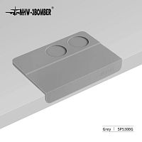Коврик для темпинга угловой MHW-3BOMBER SILICONE PAD, 235*145*6 мм, серый, SP5308G 