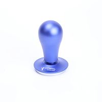 Темпер для кофе d58 COFFEESTATE Barista Tools, динамотетрический, ручка алюминий, цвет синий 