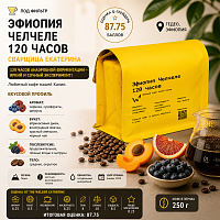 Эфиопия Челчеле 120 часов СВАРЩИЦА ЕКАТЕРИНА (под фильтр) кофе в зернах, упак. 250 г. 